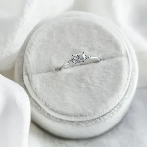 Original engagement ring with moissanite GLOW Thumbnail