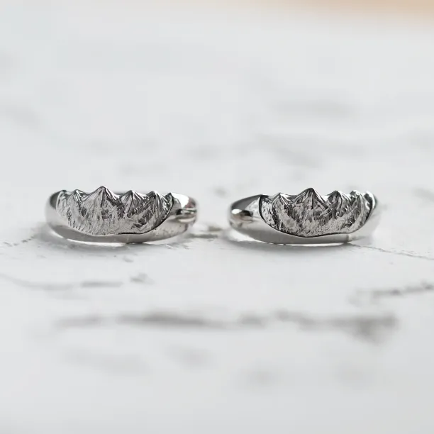 Mountain wedding rings HIMALAYAS Image