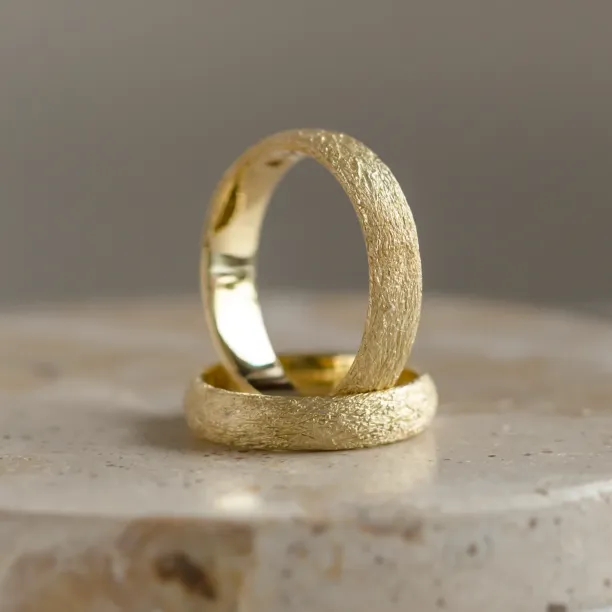 Wedding rings with unusual surface MARTAS Image
