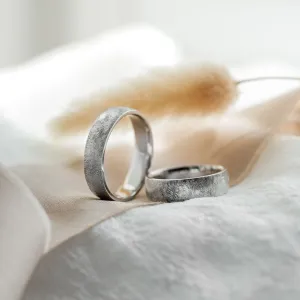 Original textured wedding rings KAWI Thumbnail