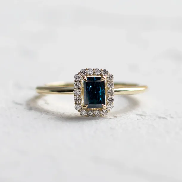 Radiant cut lab grown diamond ring MILLIE Image