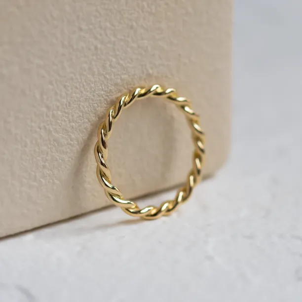 Twisted rope wedding bands VALOS Image