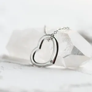 Diamond heart pendant AIVA