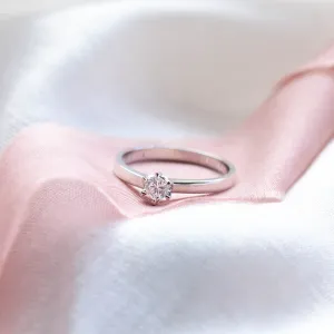Engagement diamond ring 0.16ct  FISKA Thumbnail