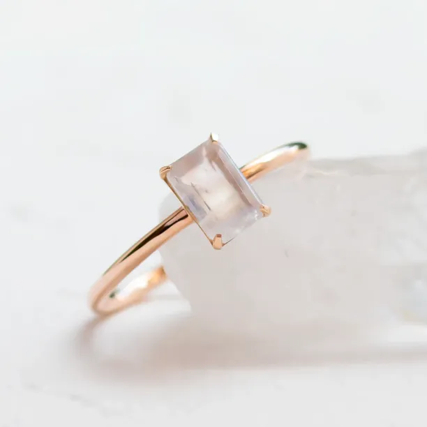 Engagement ring with moonstone TATIANA Image