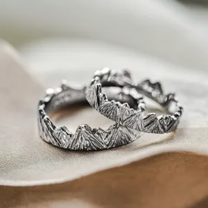 Handmade gold wedding rings MONT Thumbnail