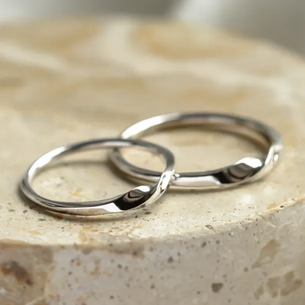 Unique mobius wedding bands NAMI Image