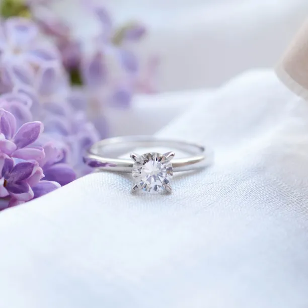 Soliter engagement ring with diamond 0.4ct VEITA Image