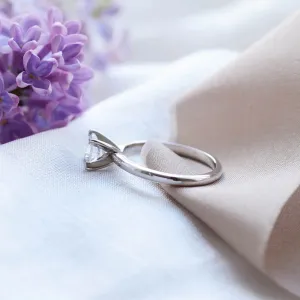 Soliter engagement ring with diamond 0.4ct VEITA Thumbnail