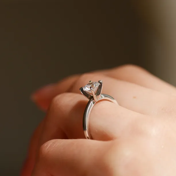 Soliter engagement ring with diamond 0.4ct VEITA Image
