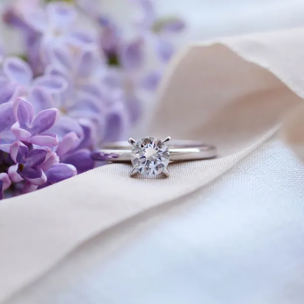 Soliter engagement ring with diamond 0.4ct VEITA Image