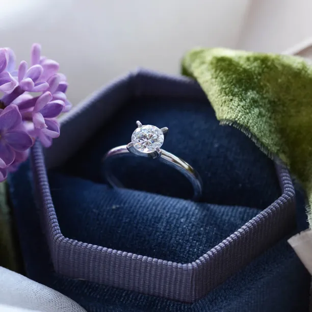 Soliter engagement ring with diamond 0.4ct VEITA Image