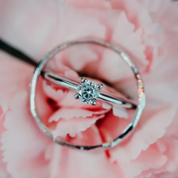 Soliter engagement ring with diamond 0.4ct VEITA Image