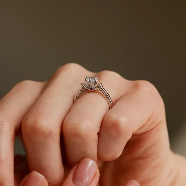 RISTE diamond engagement ring 0.4ct Image