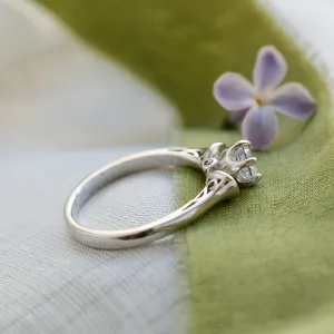 RISTE diamond engagement ring 0.4ct Thumbnail