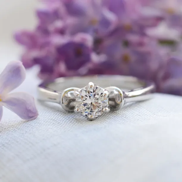 RISTE diamond engagement ring 0.4ct Image
