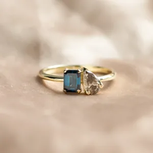 Toi et Moi lab grown diamond ring DOLORES