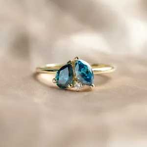 Toi et moi lab-grown diamond ring CARMELA