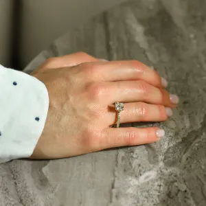 Luxury lab grown diamond engagement ring ARABELLA