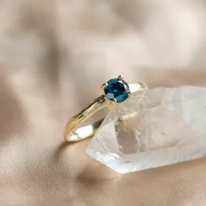 Nature inspired lab grown diamond engagement ring BLU Thumbnail