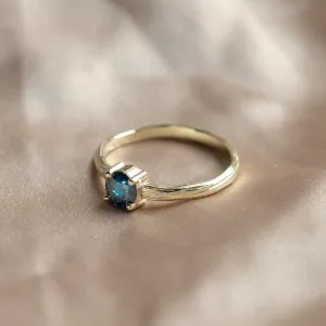 Nature inspired lab grown diamond engagement ring BLU Thumbnail