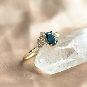 Cluster lab grown anniversary ring for her VAIANA Thumbnail