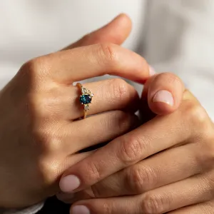 Cluster lab grown anniversary ring for her VAIANA Thumbnail