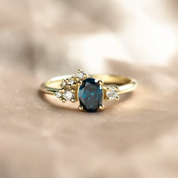 Cluster lab grown anniversary ring for her VAIANA Image