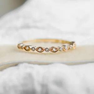 Vintage eternity ring with diamonds LATVIA