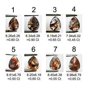 XENIA gold ring with salt and pepper diamond Thumbnail