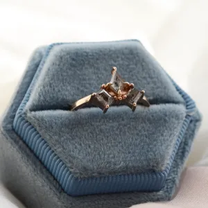 Original ring with gray salt'n'pepper diamonds TOMMASO Thumbnail