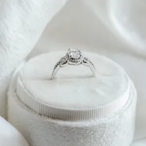 Luxury engagement ring with moissanites MERYL  Thumbnail