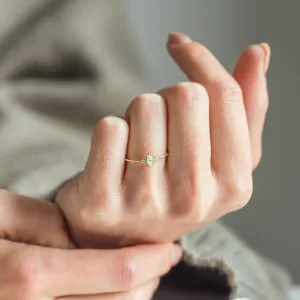 Romantic engagement ring with lab-grown diamonds MILLENIAL Thumbnail