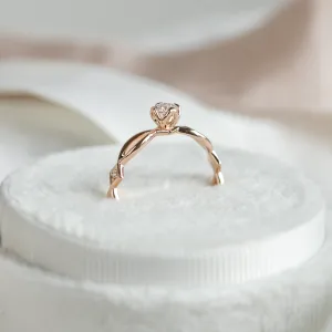 Entwined ring with lab-grown diamond QUEENO Thumbnail
