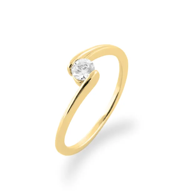 Elegant engagement ring with lab-grown diamond HELSO Image