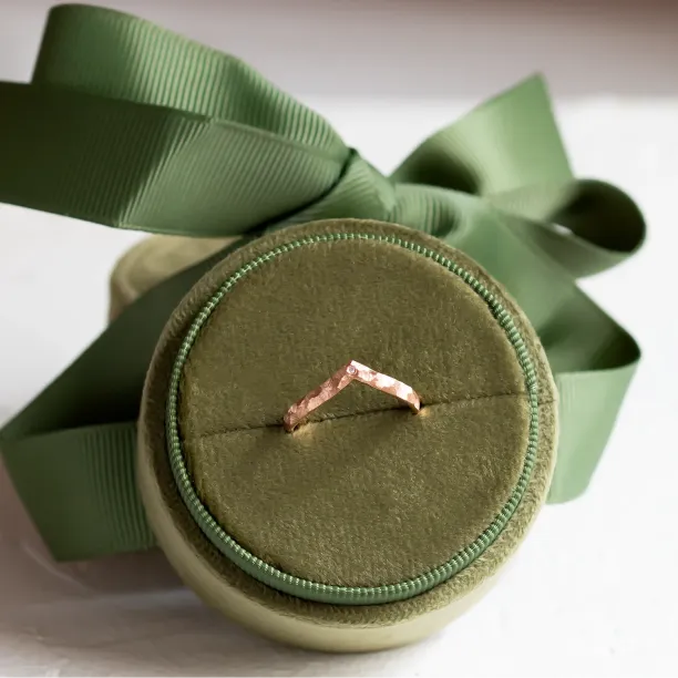 Wedding rings with matte faceted finish RIO Image