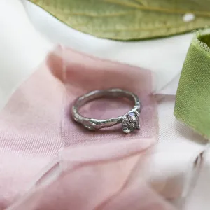 Rutile quartz engagement ring DREMAL Thumbnail