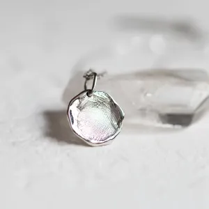 Gold necklace with custom fingerprint PALMER Thumbnail