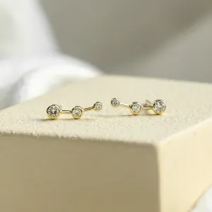 Minimalist diamond earrings MARIAN