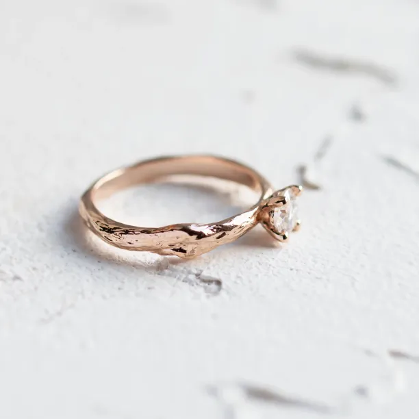 Twig moissanite engagement ring DREMIE Image