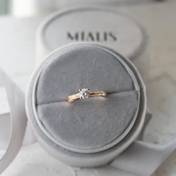 Twig moissanite engagement ring DREMIE Image
