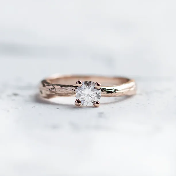 Twig moissanite engagement ring DREMIE Image