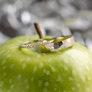 Original wedding rings with diamonds PAIR Thumbnail
