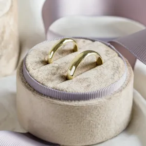 D-SHAPE wedding yellow gold rings MONTANA Thumbnail