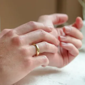 D-SHAPE wedding yellow gold rings MONTANA Thumbnail