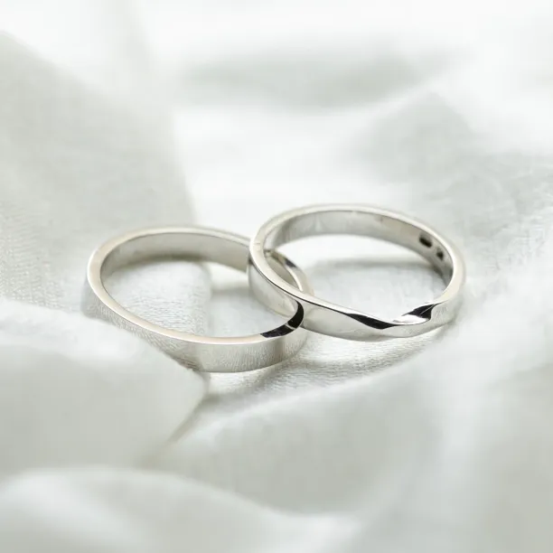 Unconventional wedding rings with braiding CLAY Image