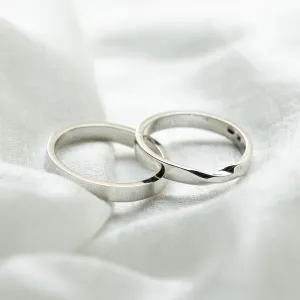 Unconventional wedding rings with braiding CLAY Thumbnail