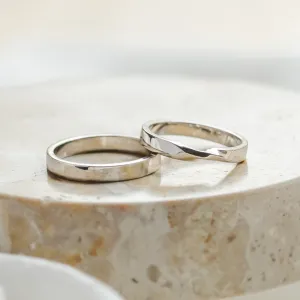 Unconventional wedding rings with braiding CLAY Thumbnail