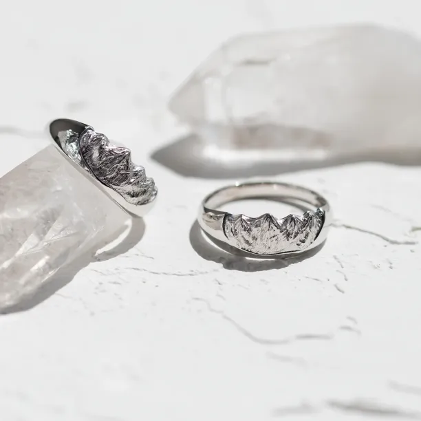 Mountain wedding rings HIMALAYAS Image