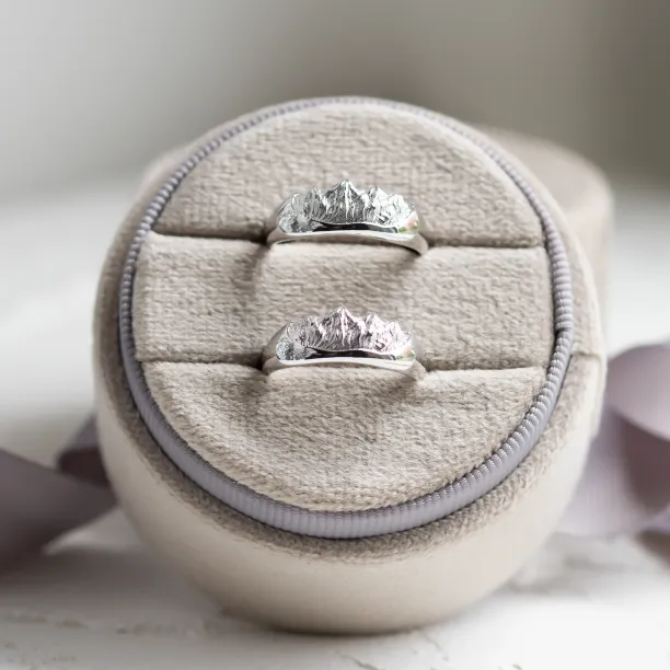 Mountain wedding rings HIMALAYAS Image